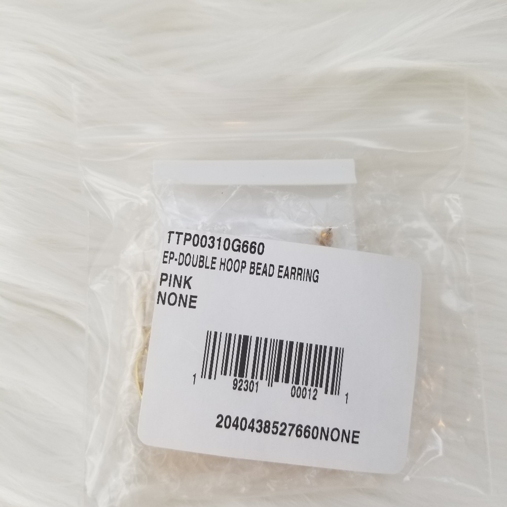 💗NWT Trina Turk Double Hoop Dangle Earrings💗 - Picture 5 of 6